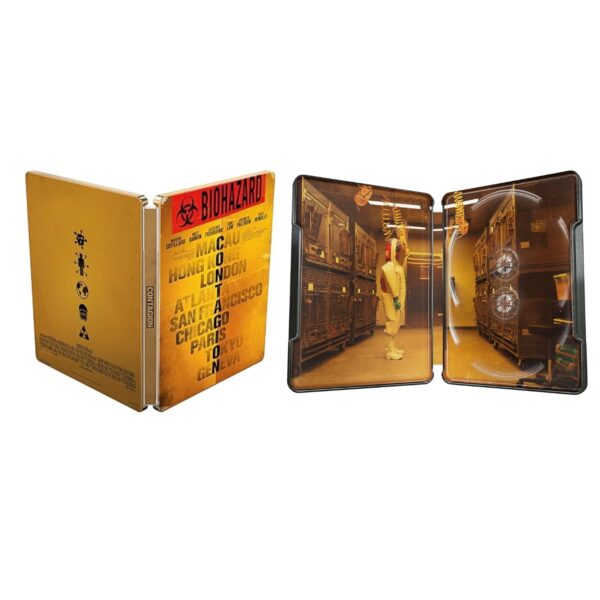 CONTAGION (4K Ultra HD + Blu-Ray Disc - SteelBook)