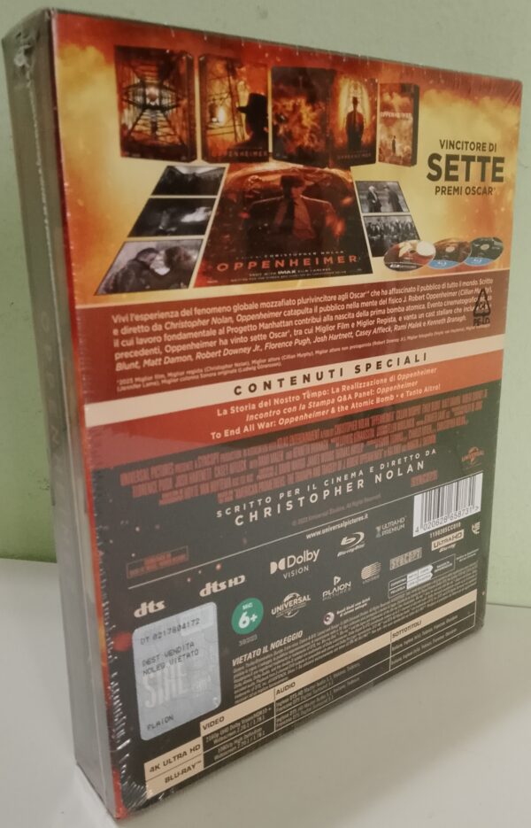 OPPENHEIMER - Collector’s Edition (4K Ultra HD + 2 Blu-Ray Disc - SteelBook) - immagine 3