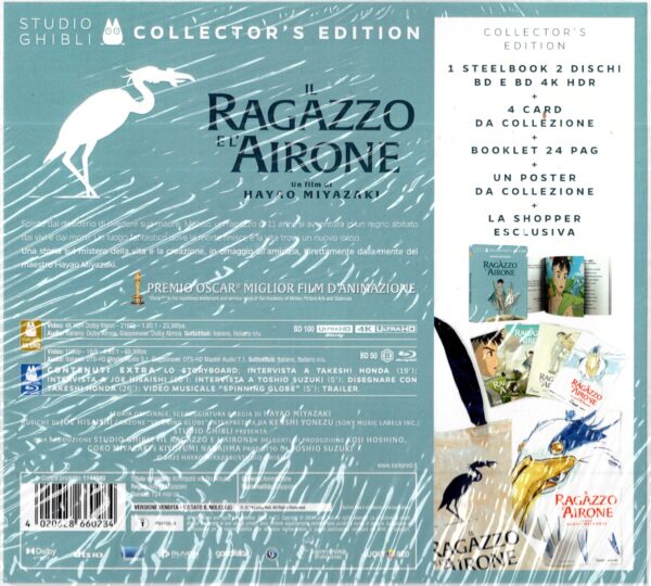 IL RAGAZZO E L'AIRONE (4K Ultra HD + Blu-Ray Disc - Steelbook) - immagine 4