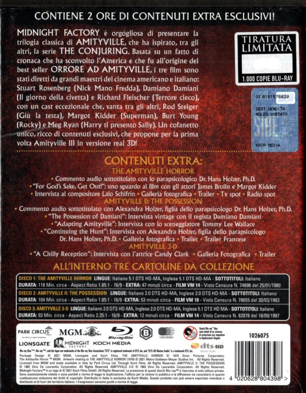 THE AMITYVILLE HORROR TRILOGY - immagine 4
