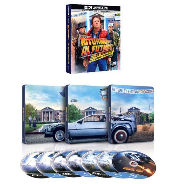 RITORNO AL FUTURO - La Trilogia (3 4K Ultra HD + 4 Blu-Ray Disc - SteelBook)
