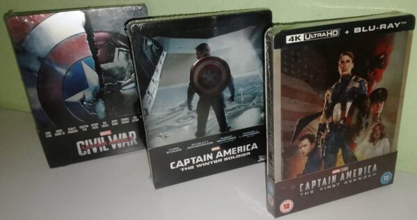 CAPTAIN AMERICA Trilogia ( 4K Ultra HD + 5 Blu-Ray Disc) - immagine 2