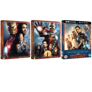 IRON MAN Trilogia (3 4K Ultra HD + 3 Blu-Ray Disc)